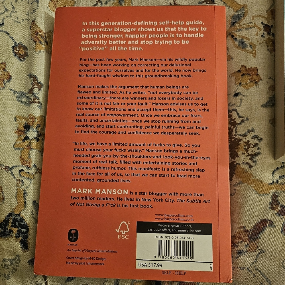 Mark Manson Paperback Bundle - Picture 4 of 5